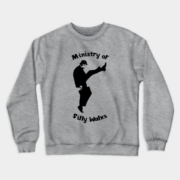 Ministry of Silly Walks Crewneck Sweatshirt by Zen Cosmos Official